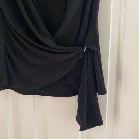 WHBM Sleeveless Draped-Side Knit Top - Picture 6 of 9